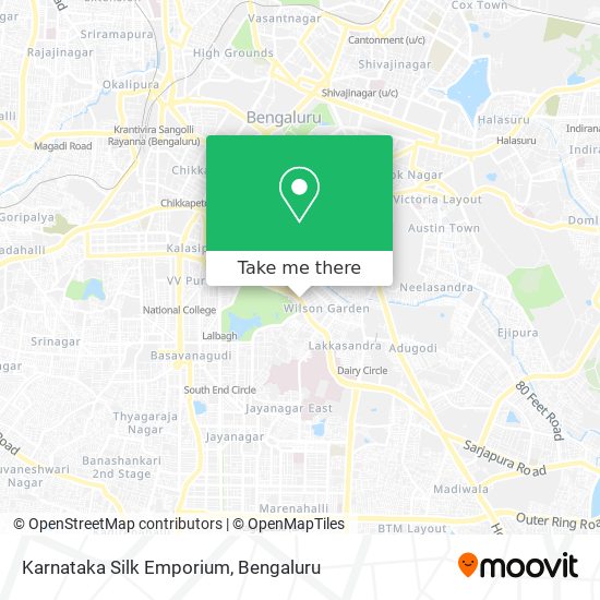 Karnataka Silk Emporium map