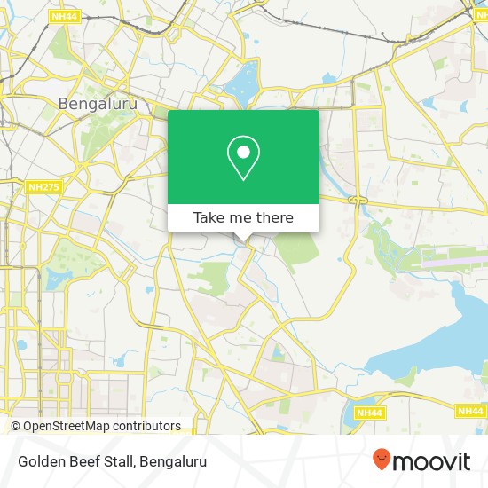 Golden Beef Stall, Bazaar Street Bengaluru 560047 KA map