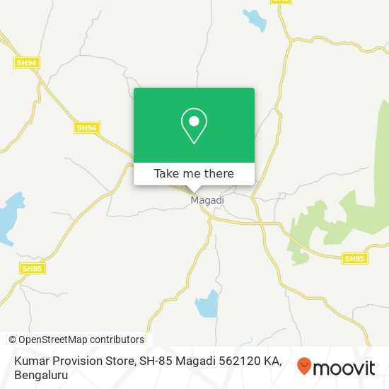 Kumar Provision Store, SH-85 Magadi 562120 KA map