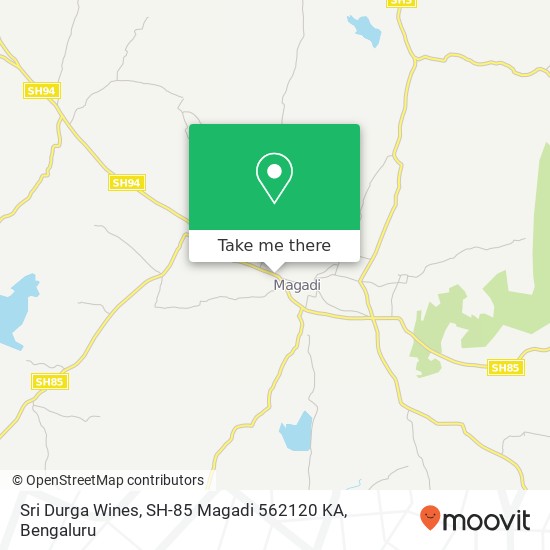 Sri Durga Wines, SH-85 Magadi 562120 KA map