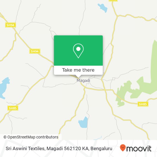 Sri Aswini Textiles, Magadi 562120 KA map