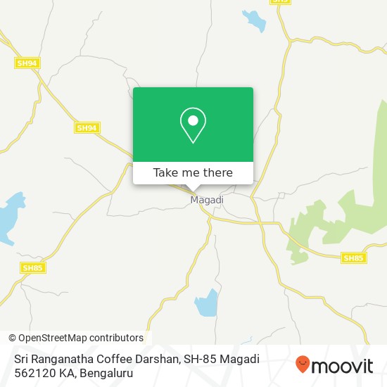 Sri Ranganatha Coffee Darshan, SH-85 Magadi 562120 KA map
