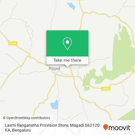 Laxmi Ranganatha Provision Store, Magadi 562120 KA map
