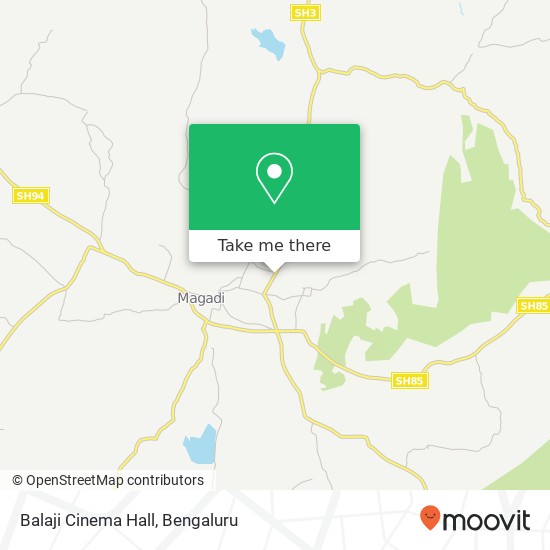 Balaji Cinema Hall map
