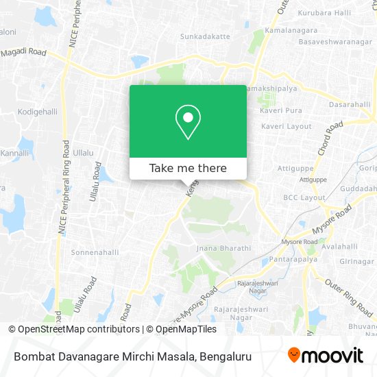 Bombat Davanagare Mirchi Masala map