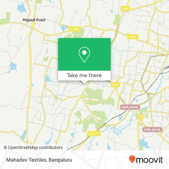 Mahadev Textiles, Mallatha Hallimain Road Bengaluru KA map