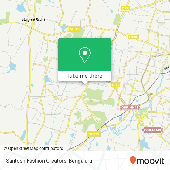 Santosh Fashion Creators, Mallatha Hallimain Road Bengaluru KA map