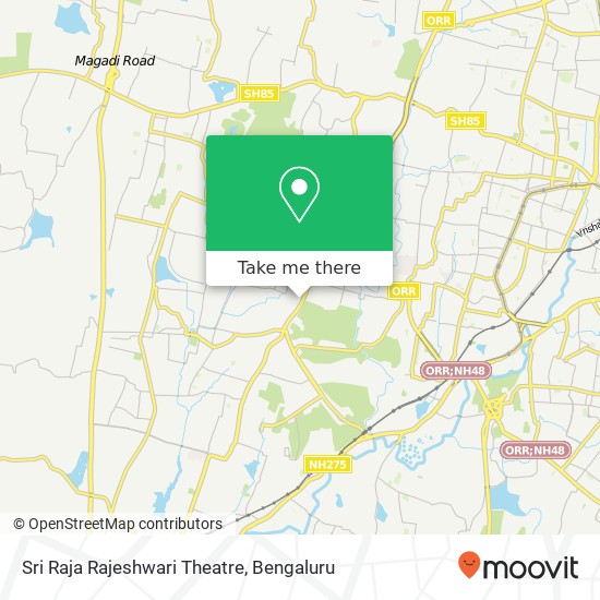 Sri Raja Rajeshwari Theatre map