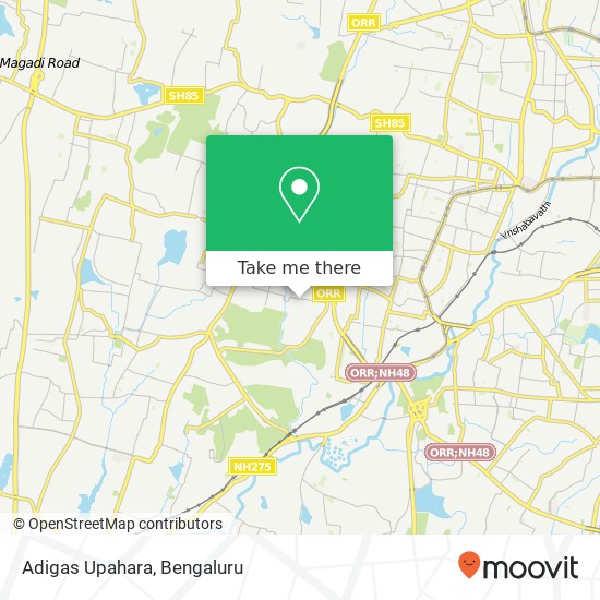 Adigas Upahara, Isec Road Bengaluru 560072 KA map