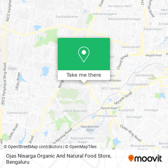 Ojas Nisarga Organic And Natural Food Store map