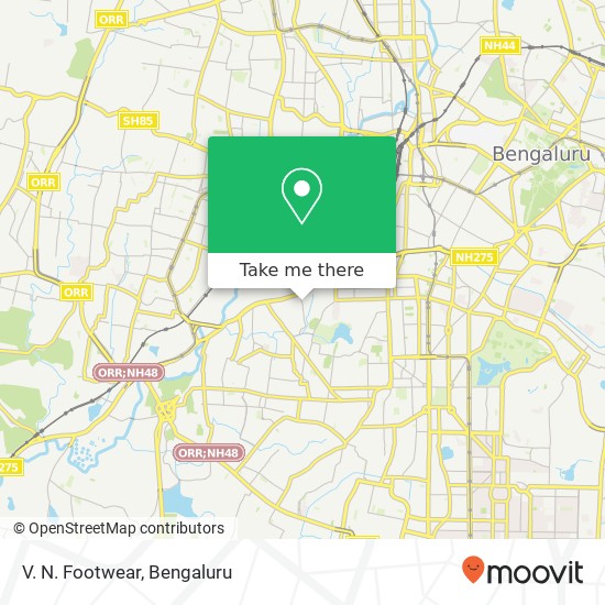 V. N. Footwear, 2nd Main Road Bengaluru 560018 KA map