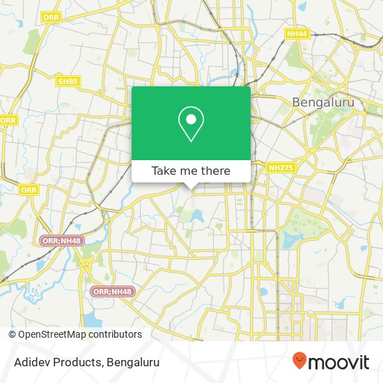 Adidev Products, 4th Main Road Bengaluru 560018 KA map