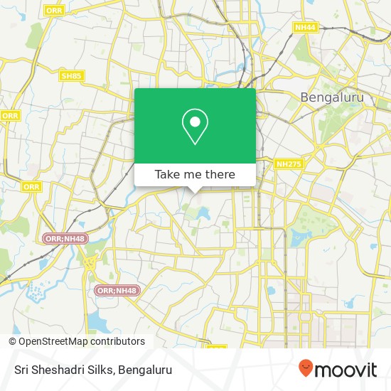 Sri Sheshadri Silks, Kaveri Nadi Road Bengaluru 560018 KA map