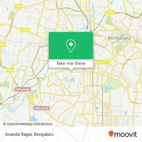 Ananda Sagar, 9th Cross Road Bengaluru 560018 KA map