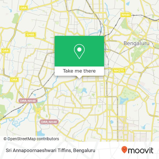 Sri Annapoornaeshwari Tiffins, 9th Cross Road Bengaluru 560018 KA map