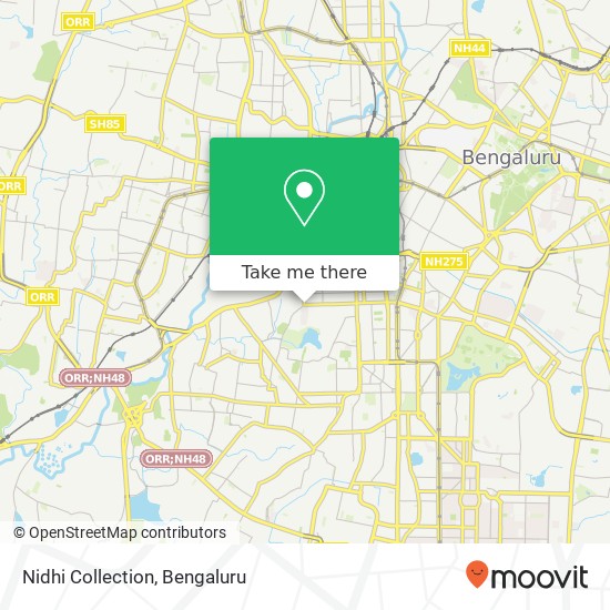 Nidhi Collection, 9th Cross Road Bengaluru 560018 KA map