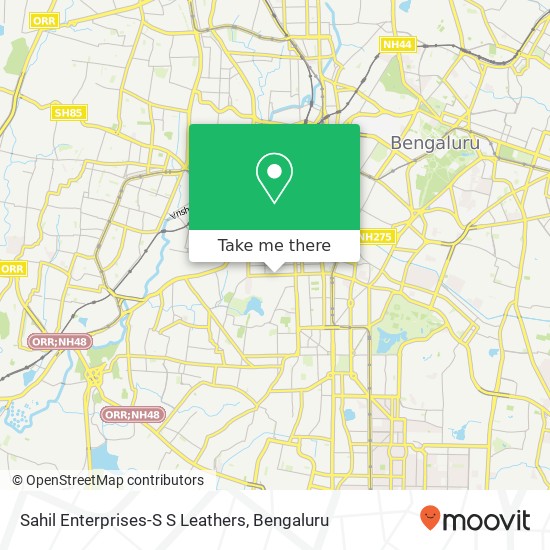 Sahil Enterprises-S S Leathers, Puttanna Chetty Road Bengaluru 560018 KA map