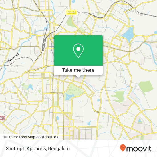Santrupti Apparels, 3rd Cross Road Bengaluru KA map