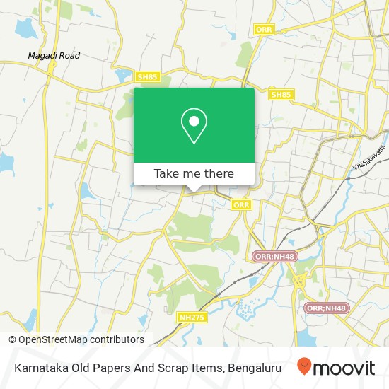 Karnataka Old Papers And Scrap Items, Bengaluru KA map