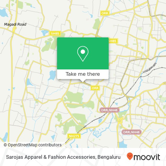 Sarojas Apparel & Fashion Accessories, Malathalli Road Bengaluru 560072 KA map