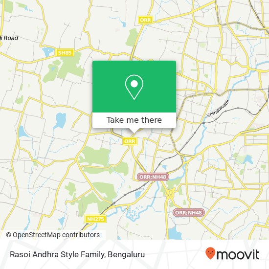 Rasoi Andhra Style Family, Nagarbhavi Main Road Bengaluru 560072 KA map
