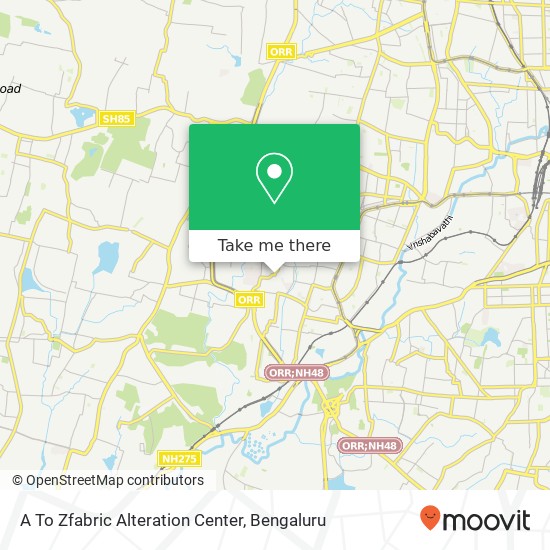 A To Zfabric Alteration Center, DR V K Rao Road Bengaluru KA map