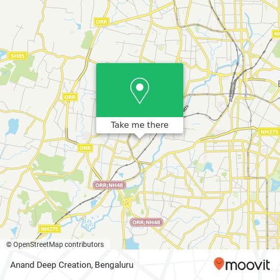 Anand Deep Creation, 11th Main Road Bengaluru KA map