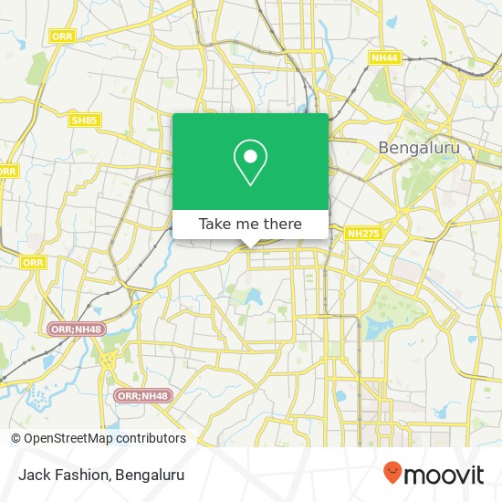 Jack Fashion, Tippu Sultan Palace Road Bengaluru 560018 KA map