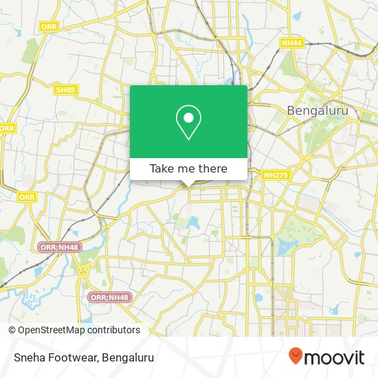 Sneha Footwear, 9th Cross Road Bengaluru 560018 KA map