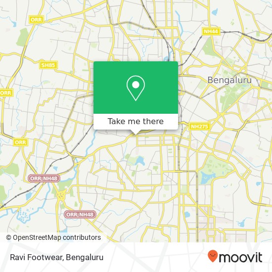 Ravi Footwear, Tippu Sultan Palace Road Bengaluru 560018 KA map