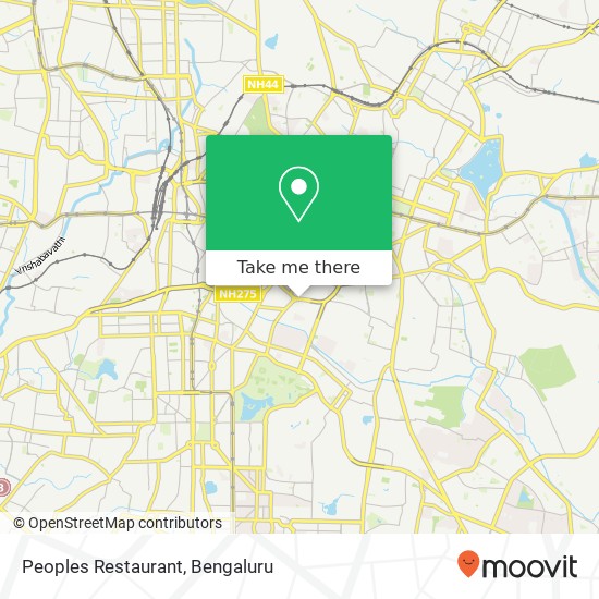 Peoples Restaurant, Kalinga Rao Road Bengaluru 560027 KA map