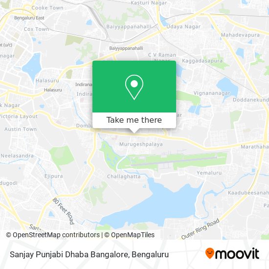 Sanjay Punjabi Dhaba Bangalore map