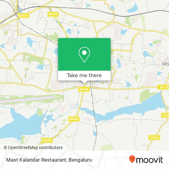 Mast Kalandar Restaurant, Service Road Bengaluru 560037 KA map