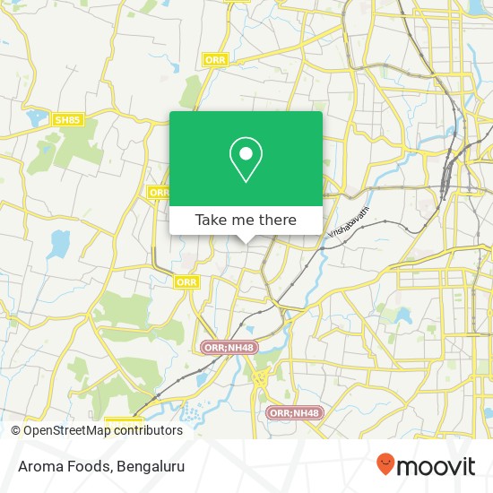 Aroma Foods, 1st Cross Road Bengaluru 560040 KA map