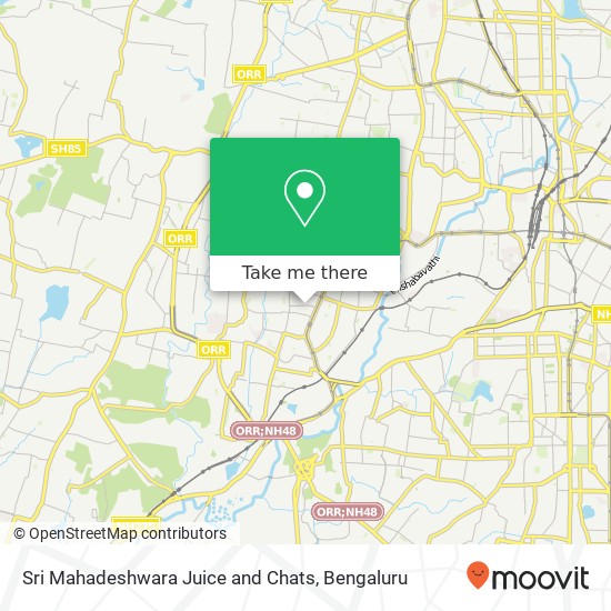 Sri Mahadeshwara Juice and Chats, 7th Main Road Bengaluru KA map