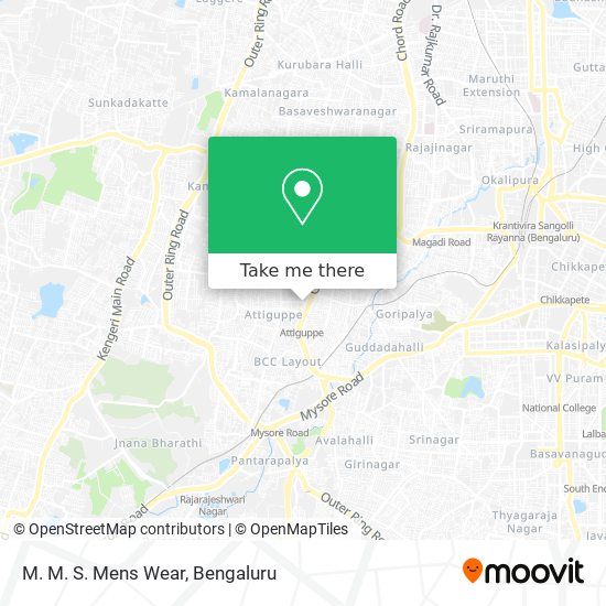 M. M. S. Mens Wear map