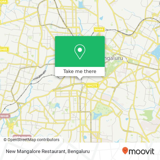 New Mangalore Restaurant, Police Road Bengaluru 560053 KA map