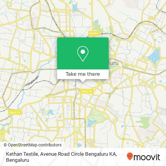 Kethan Textile, Avenue Road Circle Bengaluru KA map