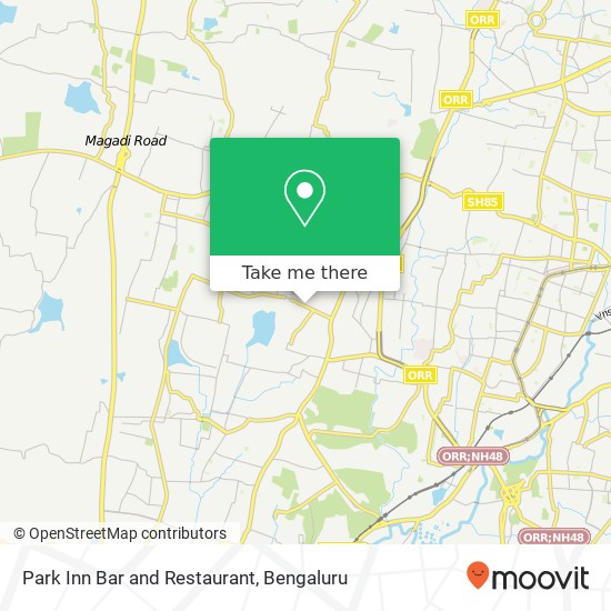 Park Inn Bar and Restaurant, 1st Main Road Bengaluru KA map