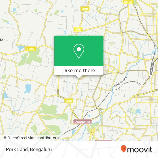 Pork Land, Tent Road Bengaluru KA map