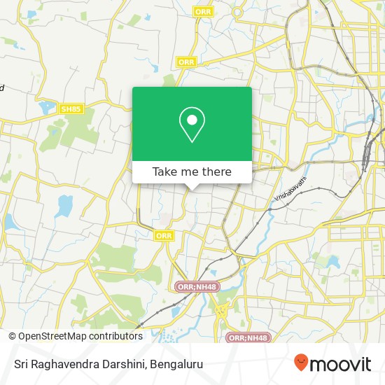 Sri Raghavendra Darshini, 1st Main Road Bengaluru 560072 KA map