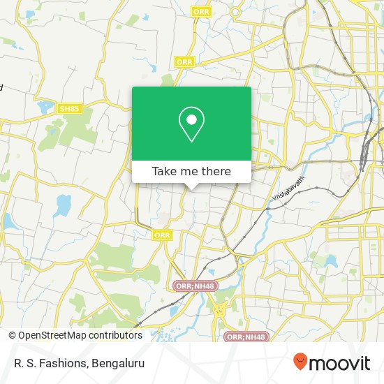 R. S. Fashions, 1st Main Road Bengaluru 560072 KA map