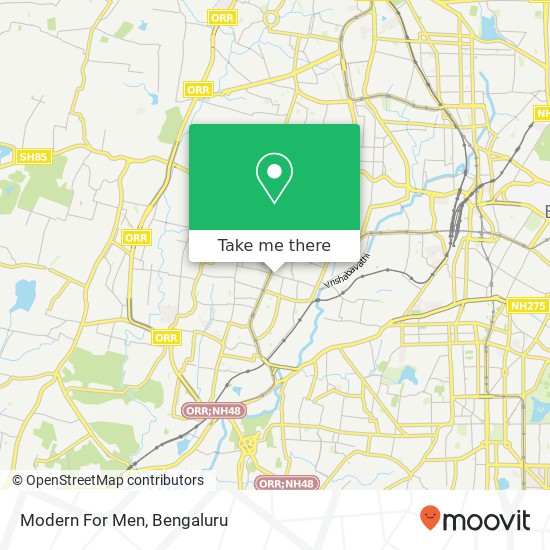 Modern For Men, 1st Main Road Bengaluru KA map