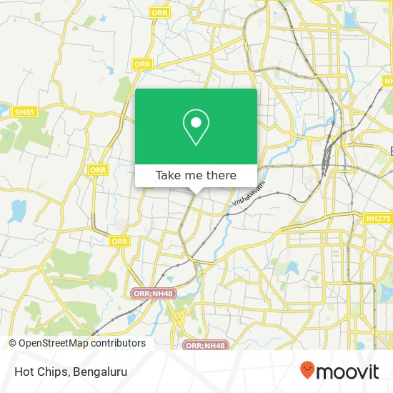 Hot Chips, 1st Main Road Bengaluru KA map