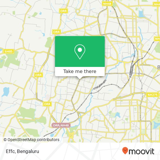 Effc, Service Road Bengaluru 560040 KA map