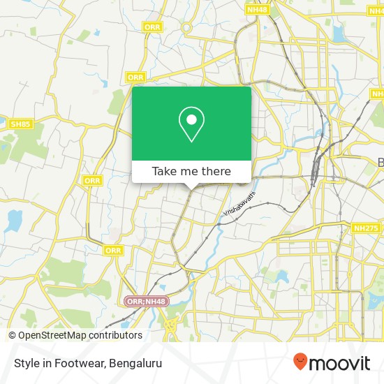Style in Footwear, Service Road Bengaluru 560040 KA map