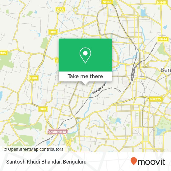 Santosh Khadi Bhandar, 4th Cross Road Bengaluru 560040 KA map