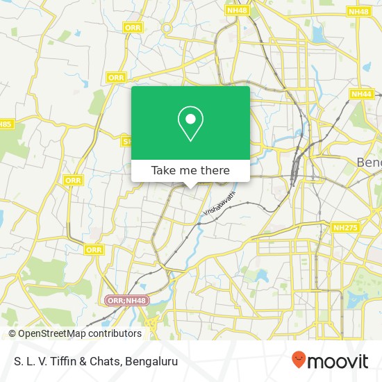 S. L. V. Tiffin & Chats, 4th Cross Road Bengaluru 560040 KA map