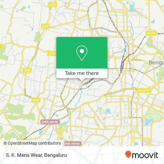 S. K. Mens Wear, Krishna Devaraya Road Bengaluru KA map