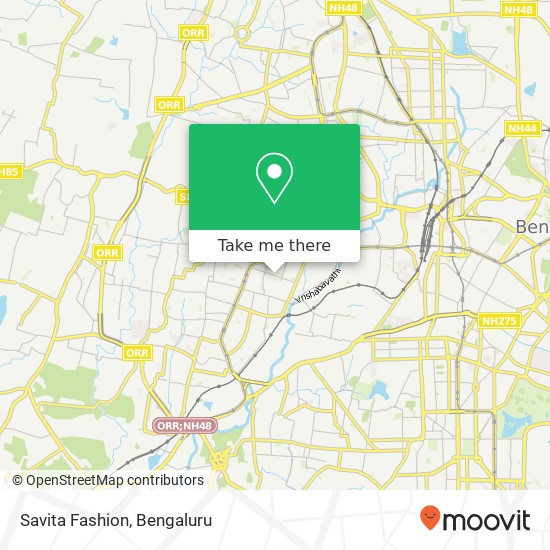Savita Fashion, 4th Cross Road Bengaluru KA map